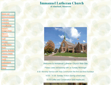 Tablet Screenshot of immanuelalmelund.org